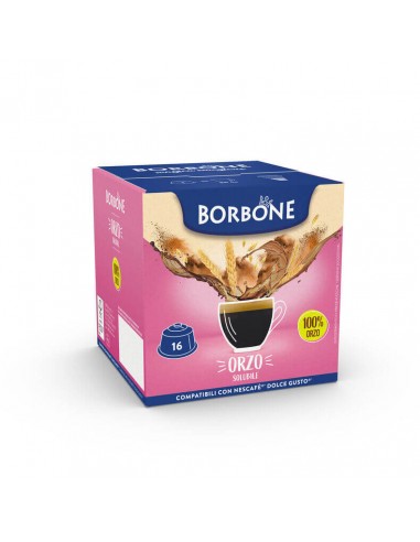 16 Capsule Borbone Per ORZO SOLUBILE