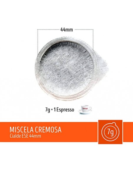 30 Cialde ESE 44mm - Chiara, Miscela Cremosa - 99 Caffè