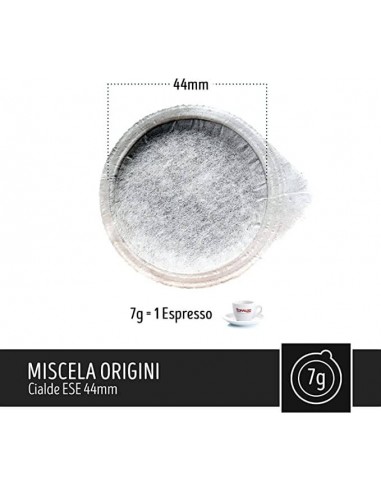 150 Cialde ESE 44mm Caffè Toraldo (MISCELA ORIGINI)