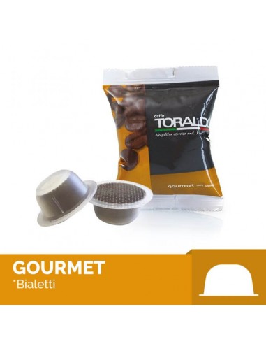 100 Capsule Compatibili Bialetti Caffè Toraldo (MISCELA GOURMET 100